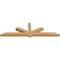 Ekena Millwork Kennewick Timber Gable Bracket, Western Red Cedar, 108"W x 31 1/2"H x 5 1/2"D x 5 1/2"F, 7/12 Pitch GBW108X31X0606KEN00SWR - alternate 2